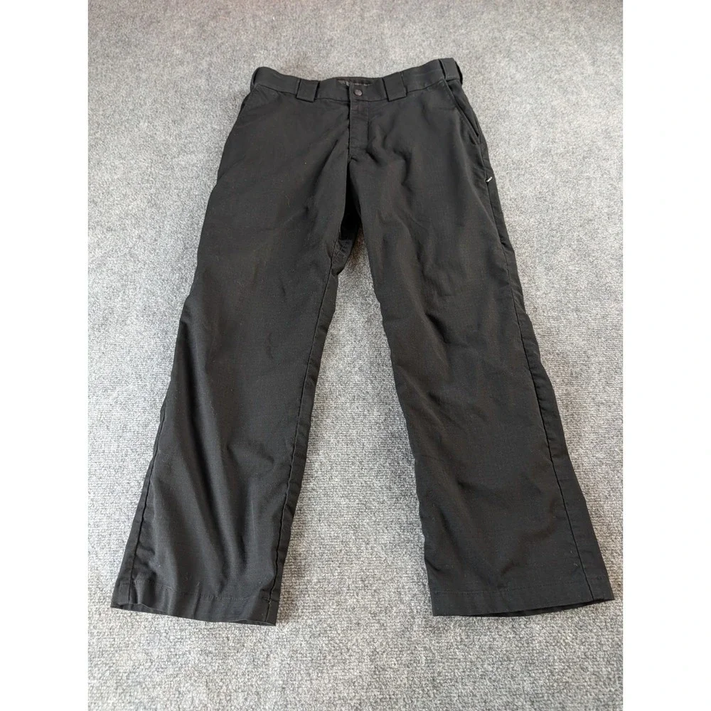 5.11 Tactical Pants Men's 34X29 Black Rip Stop Side Zip
